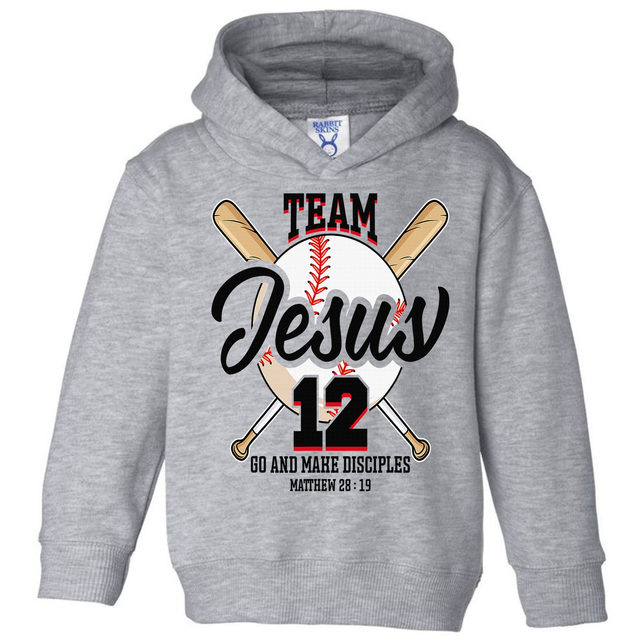 Jesus and Baseball Team Jesus Christian Matthew 2819 Love Toddler