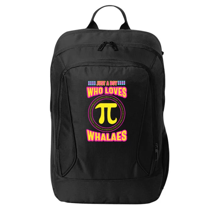 Just A Boy Who Loves Pi Whales Pi Day City Backpack