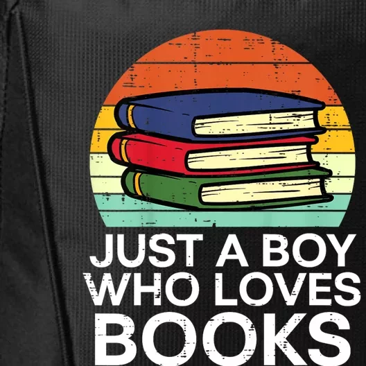 Just A Boy Who Loves Books Read Reading Librarian City Backpack