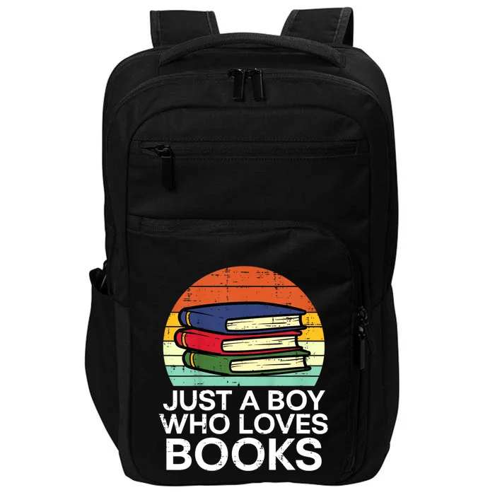 Just A Boy Who Loves Books Read Reading Librarian Impact Tech Backpack