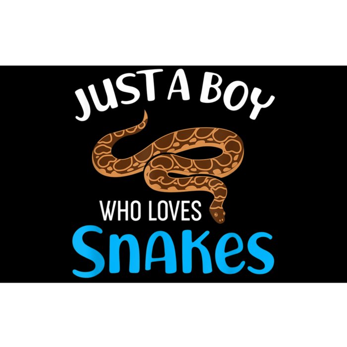 Just A Boy Who Loves Snakes Snake Lover Bumper Sticker