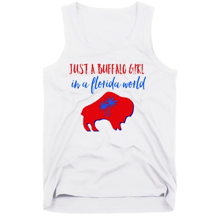 Just A Buffalo Girl In A Florida World Tank Top