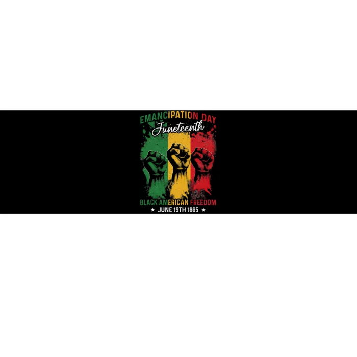 Juneteenth African Black American Freedom Day Bumper Sticker