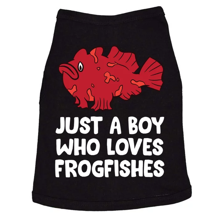 Just A Boy Who Loves Frogfishes Doggie Tank