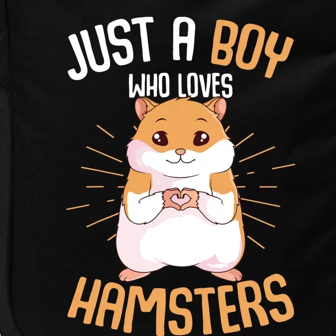 Just A Boy Who Loves Hamsters Hammy Boy Hamster Lover Impact Tech Backpack