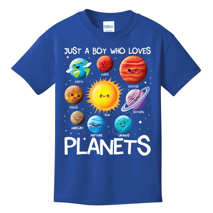 Just A Boy Who Loves Planets Solar System Space Science Gift Kids T ...