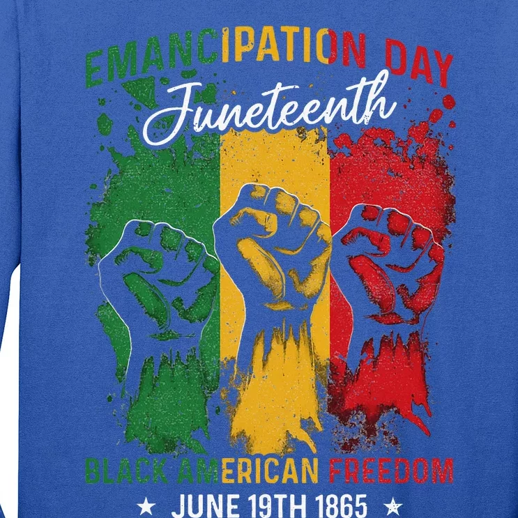 Juneteenth African Black American Freedom Day Long Sleeve Shirt