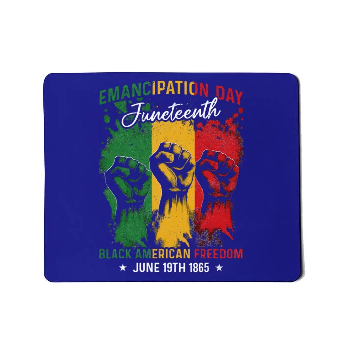 Juneteenth African Black American Freedom Day Mousepad