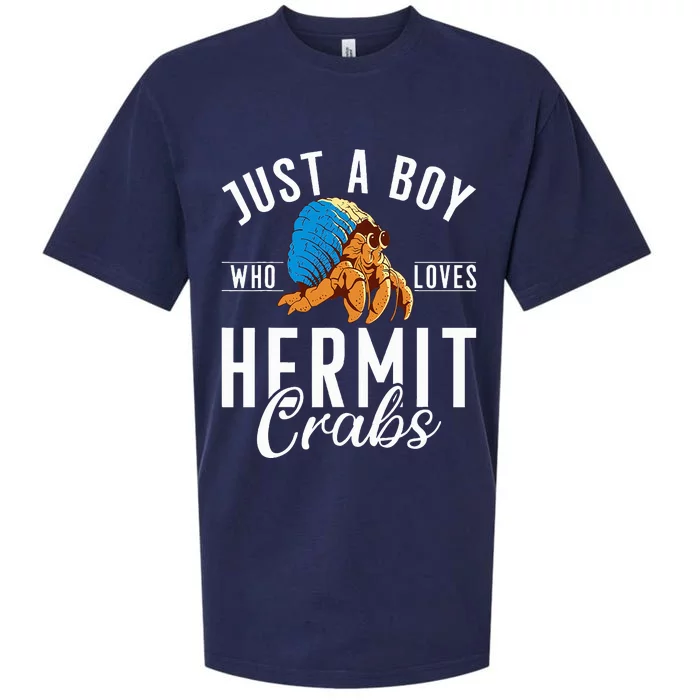 Just A Boy Who Loves Hermit Crabs Sueded Cloud Jersey T-Shirt