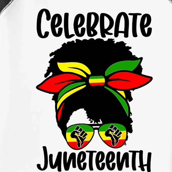 Juneteenth Ancestors Black African American Flag Pride Infant Baby Jersey Bodysuit