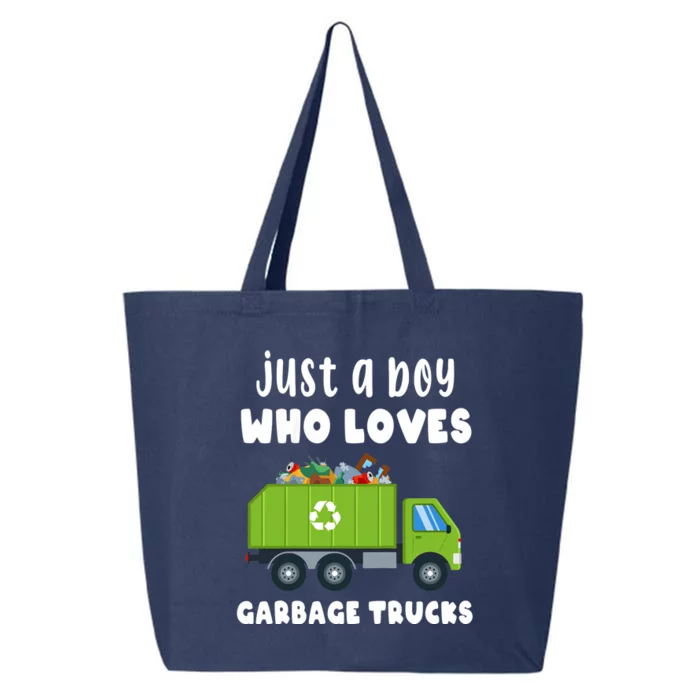 Just A Boy Who Loves Garbage Trucks 25L Jumbo Tote