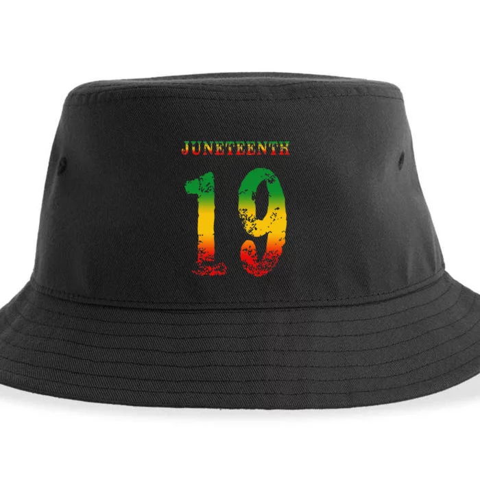 Juneteenth Ancestors Black African map American June 19 Gift Sustainable Bucket Hat