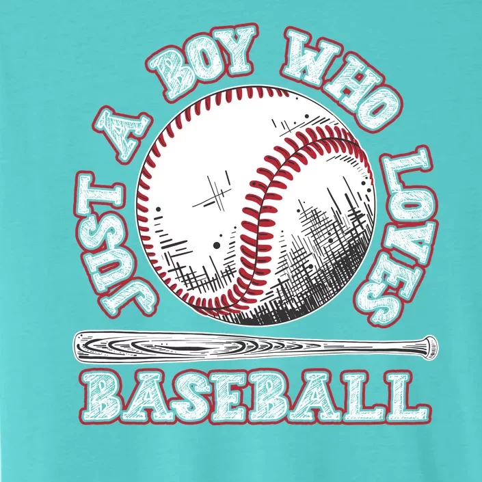 Just A Boy Who Loves Baseball ChromaSoft Performance T-Shirt