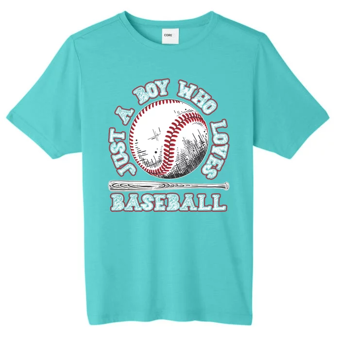 Just A Boy Who Loves Baseball ChromaSoft Performance T-Shirt