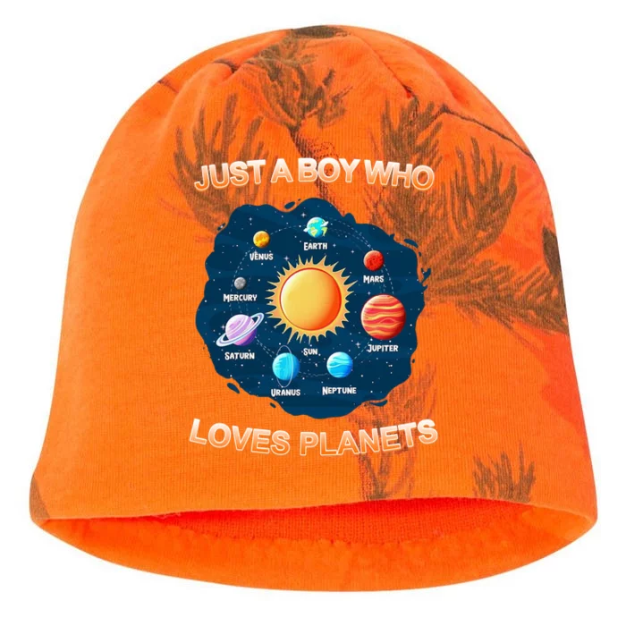 Just A Boy Who Loves Planets Kati - Camo Knit Beanie