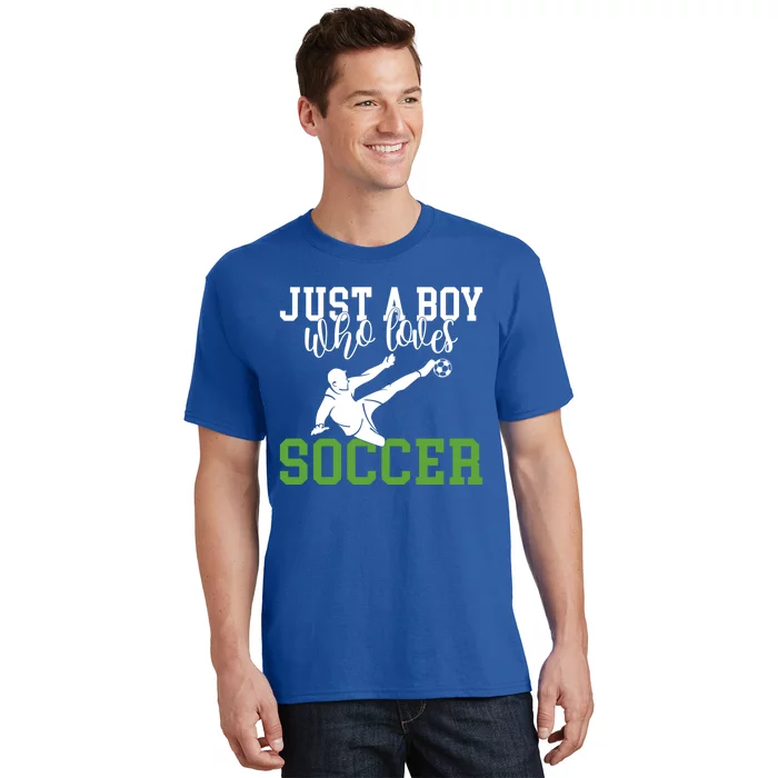 Just A Boy Who Loves Soccer Gift T-Shirt