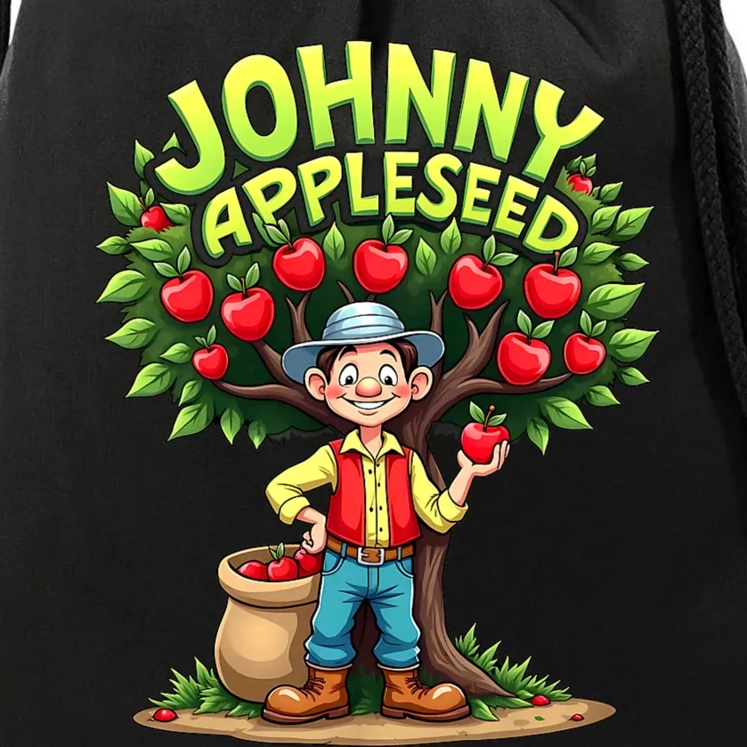 Johnny Appleseed Costume Drawstring Bag