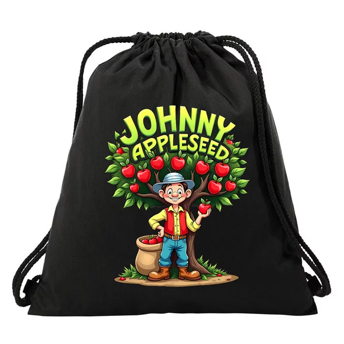 Johnny Appleseed Costume Drawstring Bag