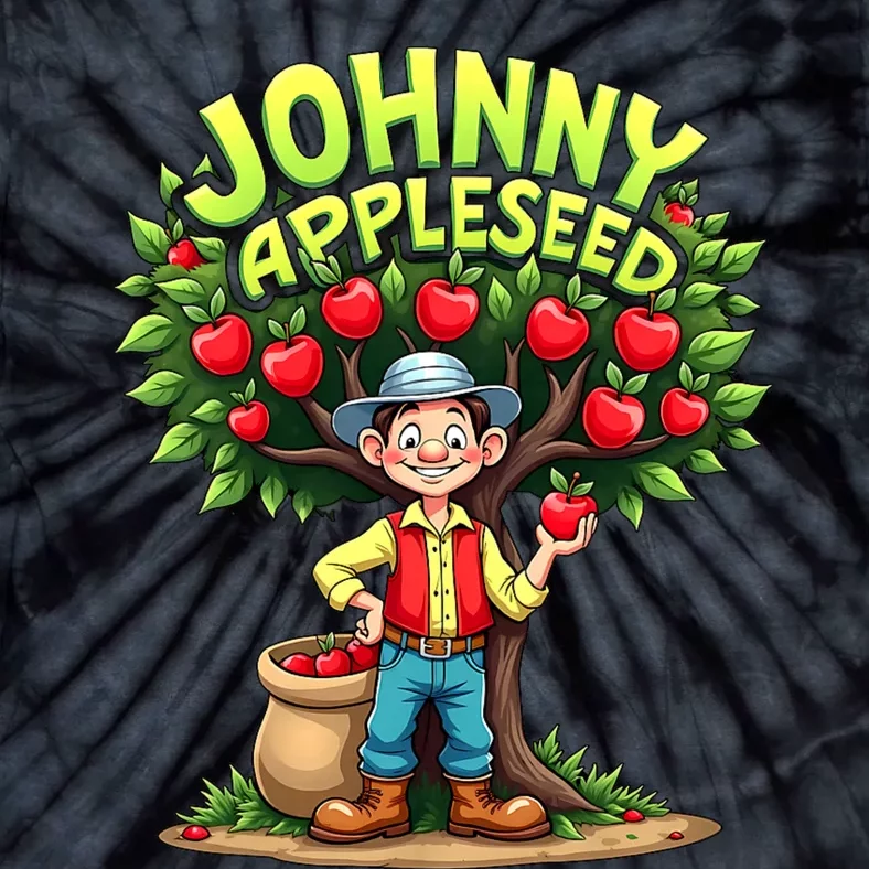 Johnny Appleseed Costume Tie-Dye T-Shirt