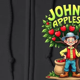 Johnny Appleseed Costume Full Zip Hoodie