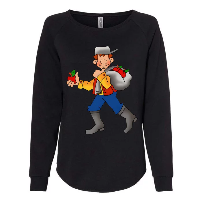 Johnny Appleseed Costume Womens California Wash Sweatshirt