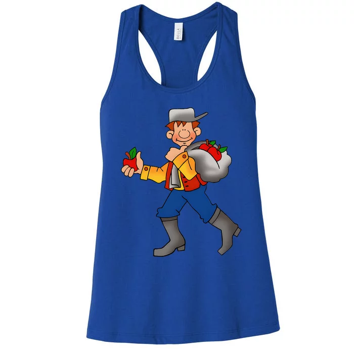 Johnny Appleseed Costume Women's Racerback Tank