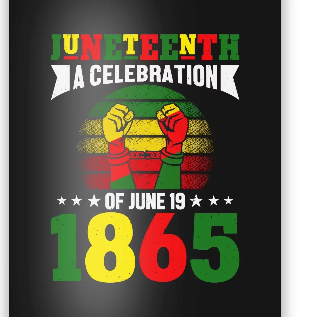 Juneteenth A Celebration Of June 19 1865 Gift Poster