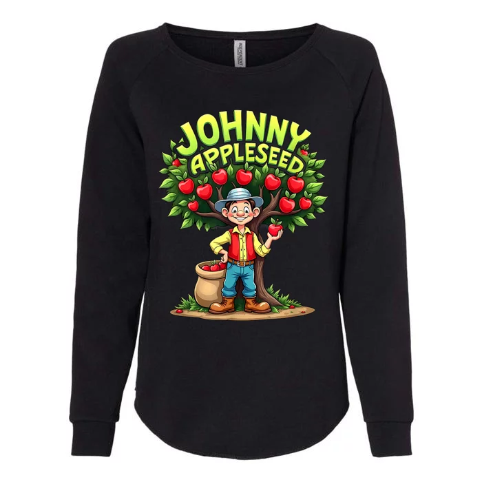 Johnny Appleseed Costume Womens California Wash Sweatshirt