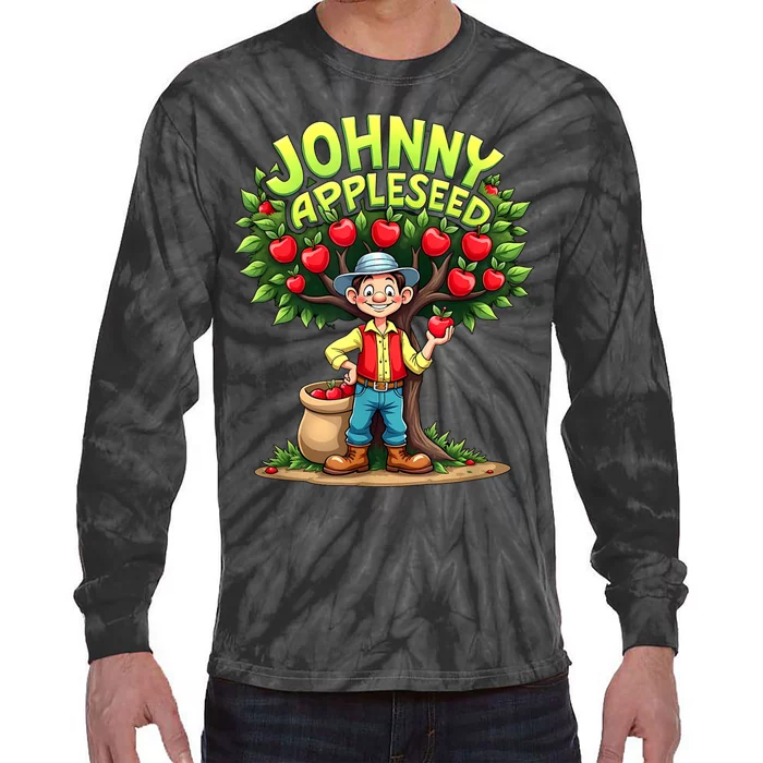 Johnny Appleseed Costume Tie-Dye Long Sleeve Shirt