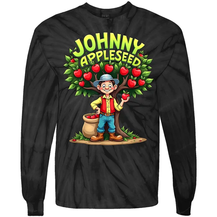 Johnny Appleseed Costume Tie-Dye Long Sleeve Shirt