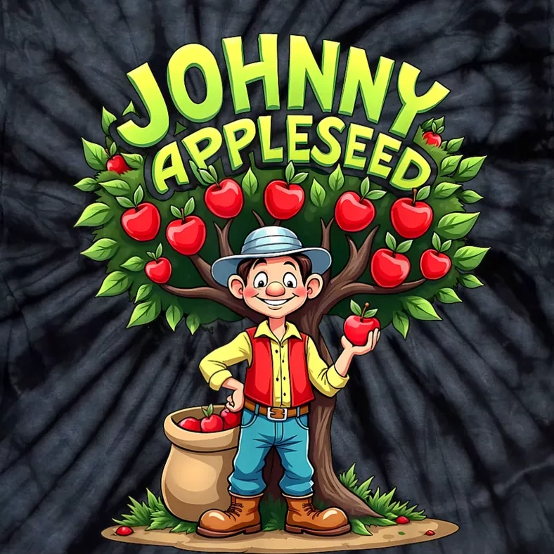 Johnny Appleseed Costume Tie-Dye T-Shirt