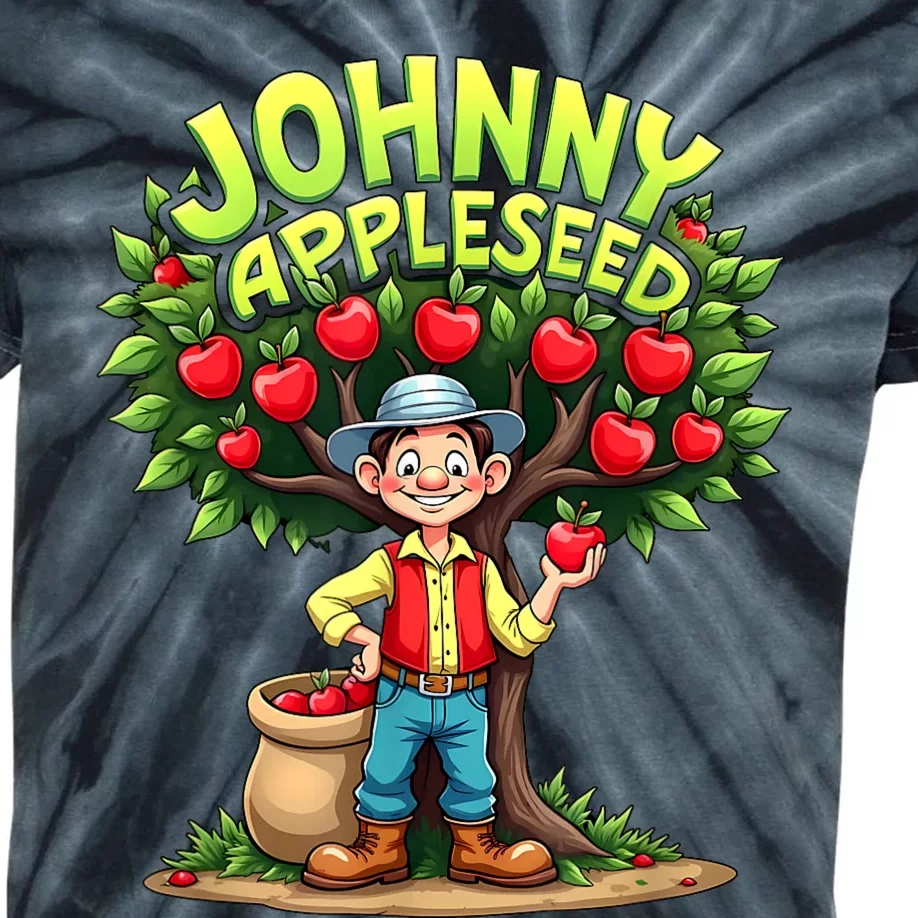 Johnny Appleseed Costume Kids Tie-Dye T-Shirt