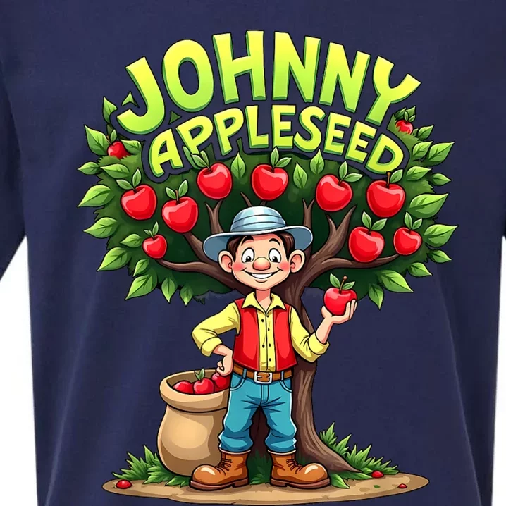 Johnny Appleseed Costume Sueded Cloud Jersey T-Shirt