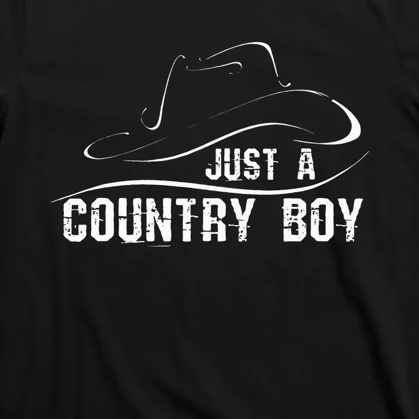 Just a Country country living cow hat T-Shirt