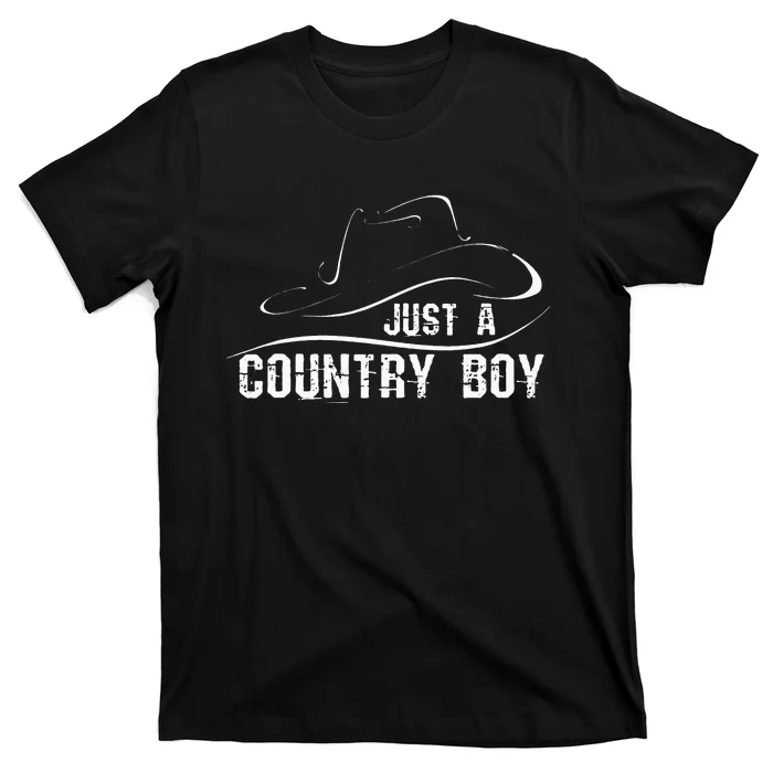 Just a Country country living cow hat T-Shirt