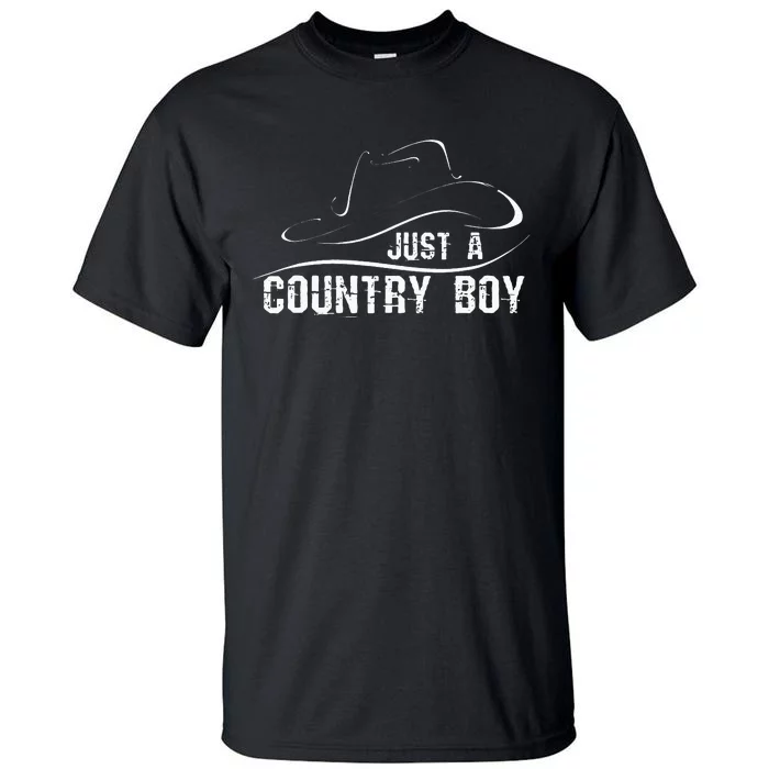 Just a Country country living cow hat Tall T-Shirt