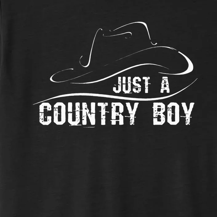 Just a Country country living cow hat ChromaSoft Performance T-Shirt