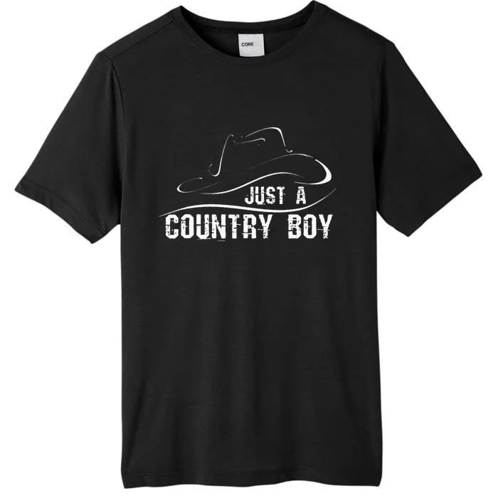 Just a Country country living cow hat ChromaSoft Performance T-Shirt