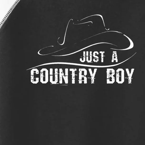 Just a Country country living cow hat Toddler Fine Jersey T-Shirt