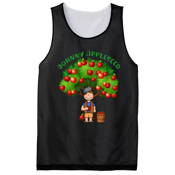 Johnny Appleseed Costume Mesh Reversible Basketball Jersey Tank