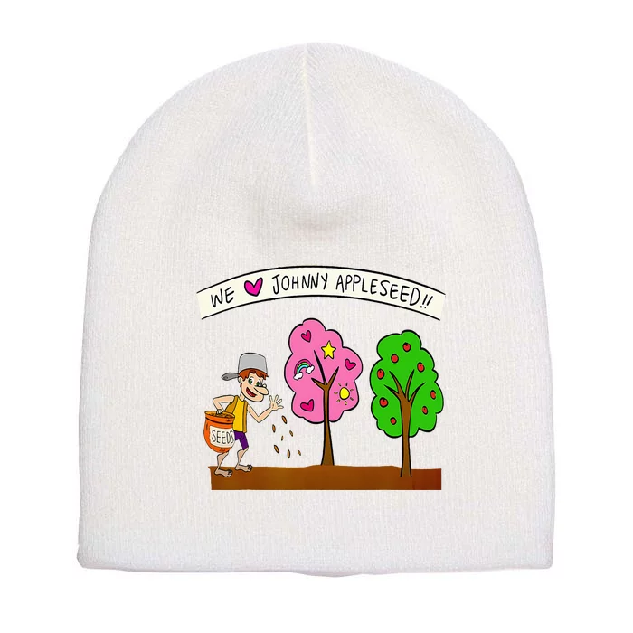 Johnny Appleseed Costume Short Acrylic Beanie