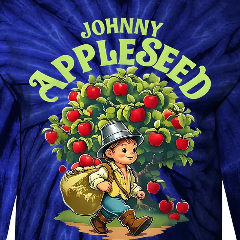 Johnny Appleseed Costume Halloween Costume Storybook Outfit Tie-Dye Long Sleeve Shirt