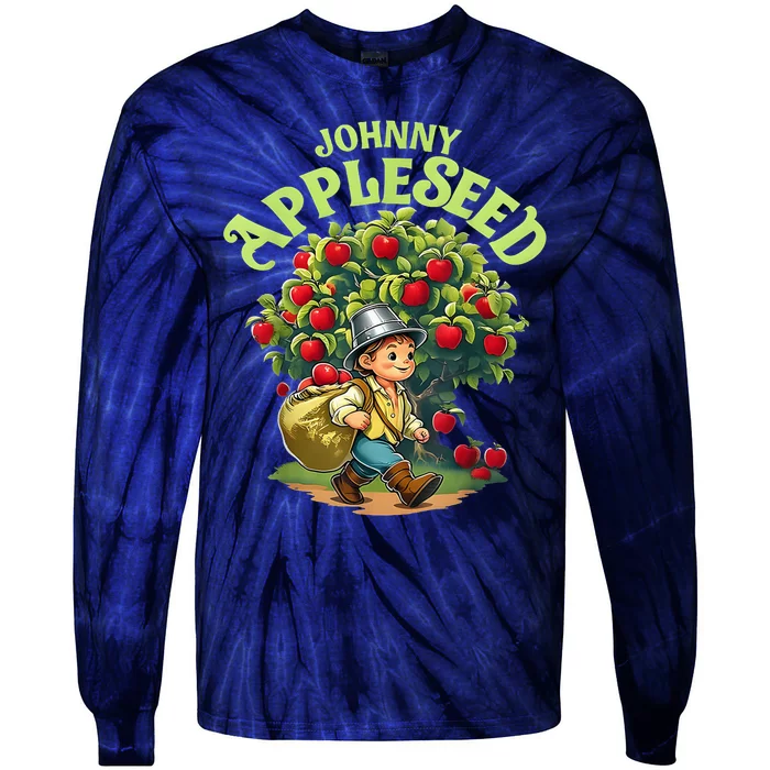 Johnny Appleseed Costume Halloween Costume Storybook Outfit Tie-Dye Long Sleeve Shirt