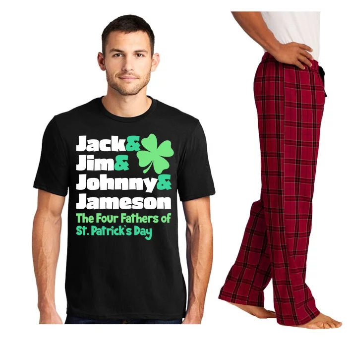 Jack Jim Johnny Jameson The Four Fathers Of St Patrick's Day Pajama Set