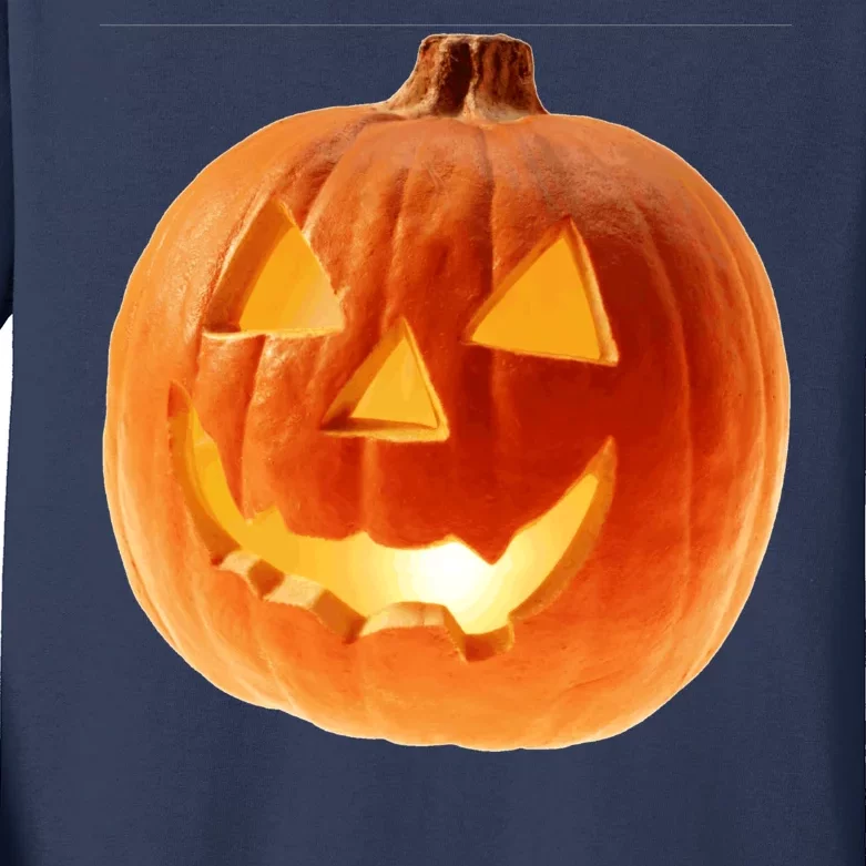 Jack o Lantern Kids Long Sleeve Shirt