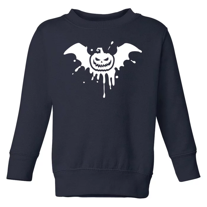 Jack O Lantern Bat Toddler Sweatshirt