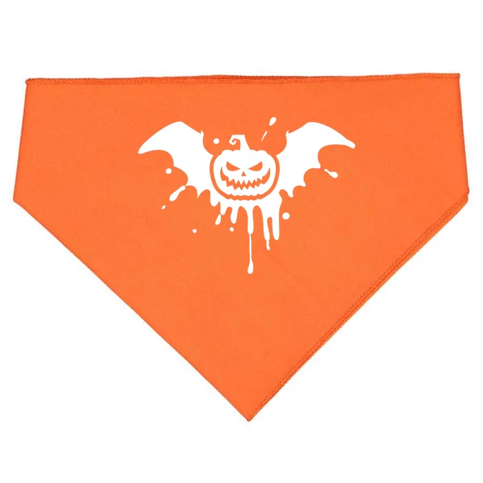 Jack O Lantern Bat USA-Made Doggie Bandana