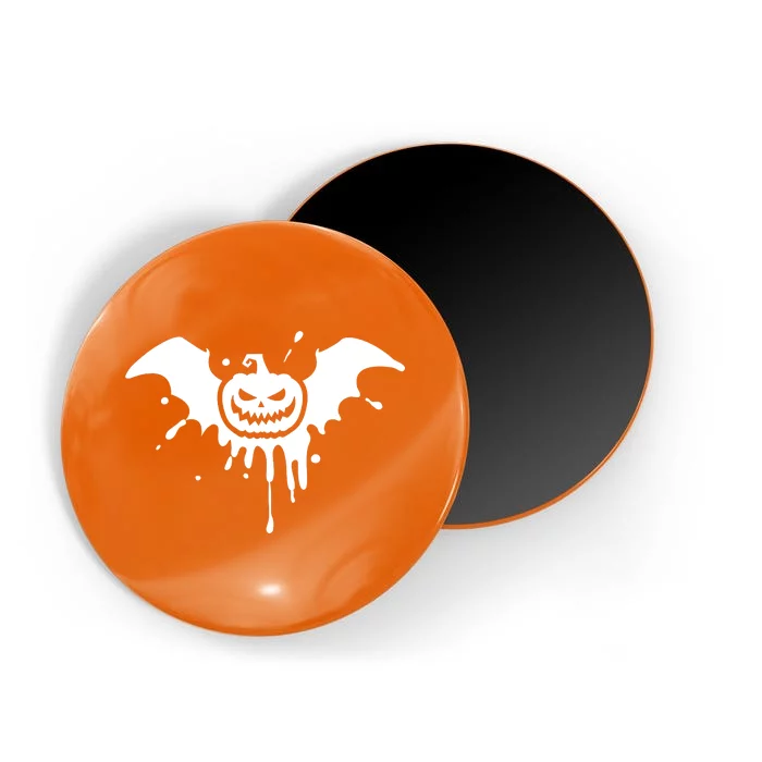 Jack O Lantern Bat Magnet