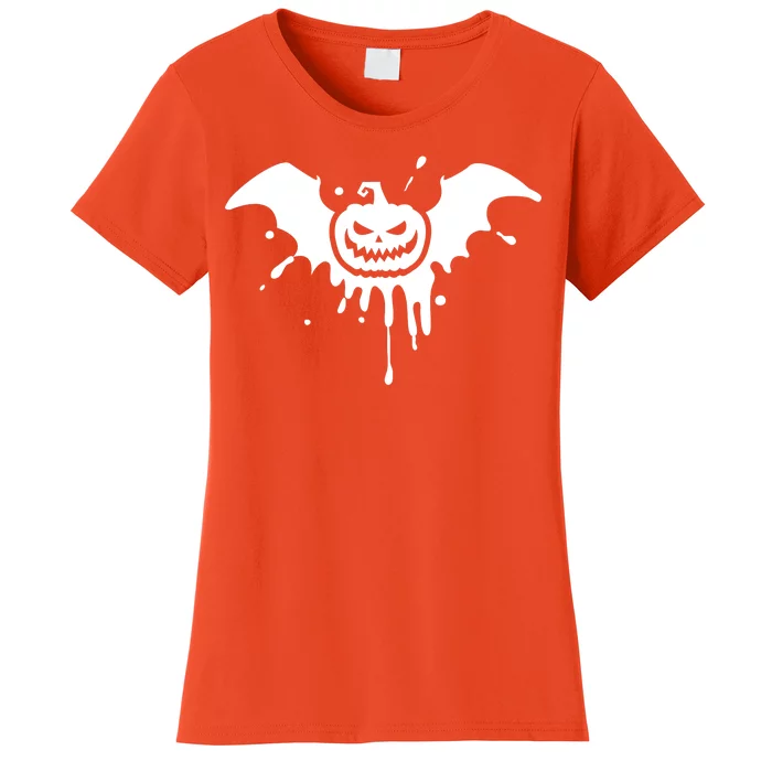 Jack O Lantern Bat Women's T-Shirt