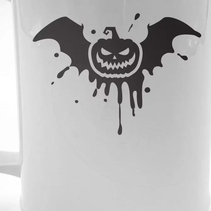 Jack O Lantern Bat Front & Back Beer Stein